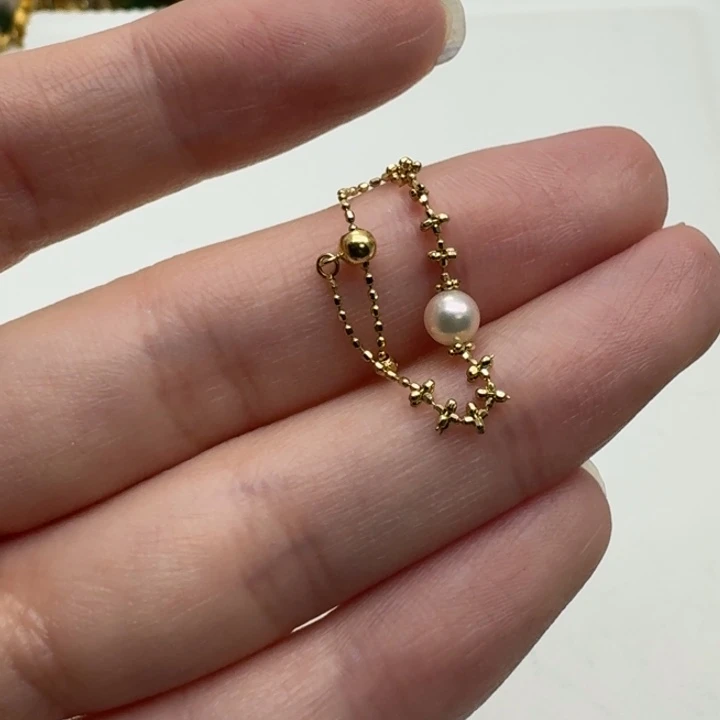 未镶嵌海水珍珠戒指