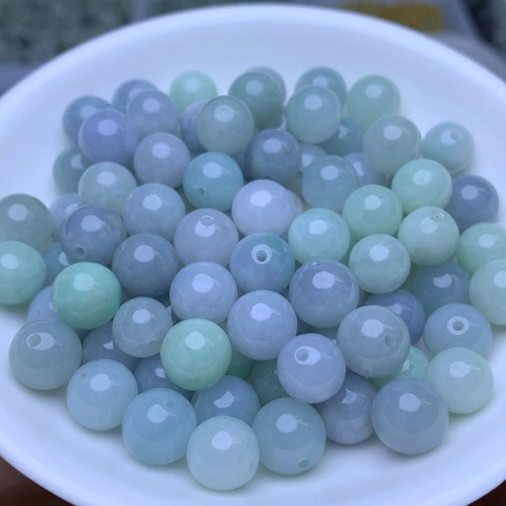 翡翠散珠卡10紫绿10个