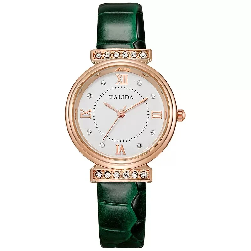 【韩系镶钻】外贸高端款轻奢简约潮流时尚女士气质腕表EG1011