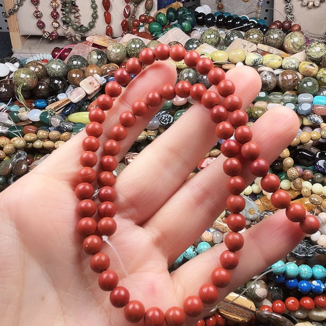 玛瑙/玉髓未镶嵌珠宝半成品红纹卡6