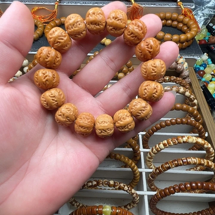 手串紫金鼠猴头金八棱手串