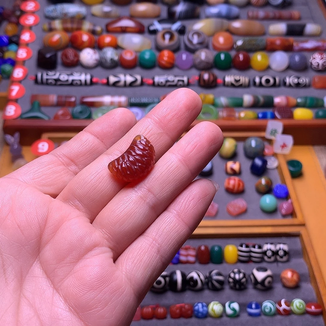 长***哥玛瑙/玉髓未镶嵌颈饰