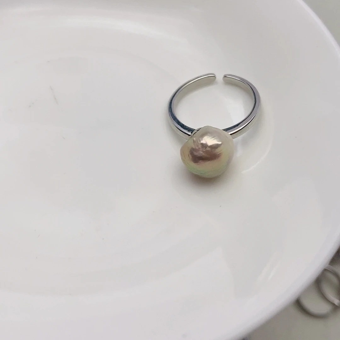 【闪购商品】淡水珍珠戒指合金99