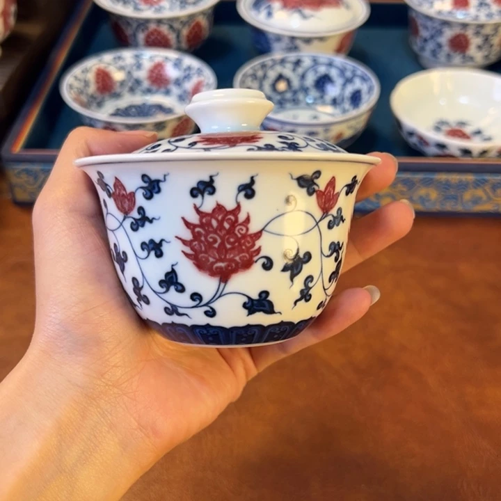 摆件景德镇茶器百宝箱陶瓷