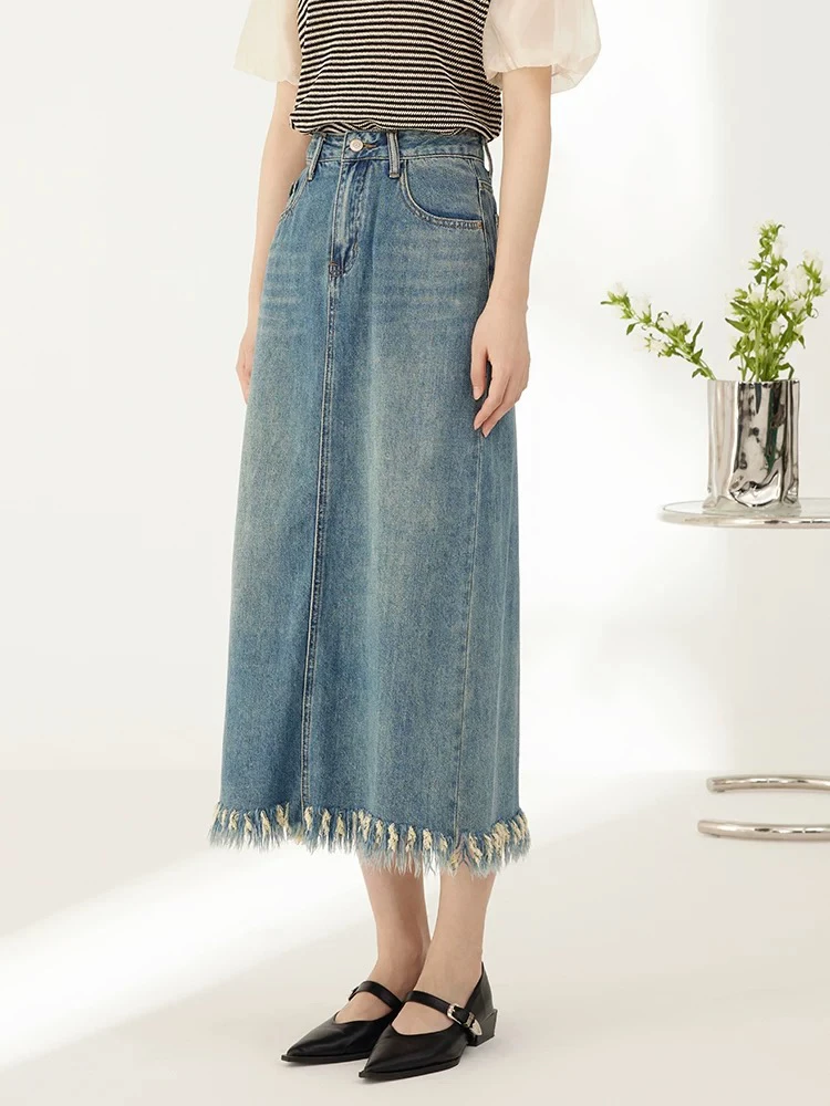 琳芷新款牛仔裙989