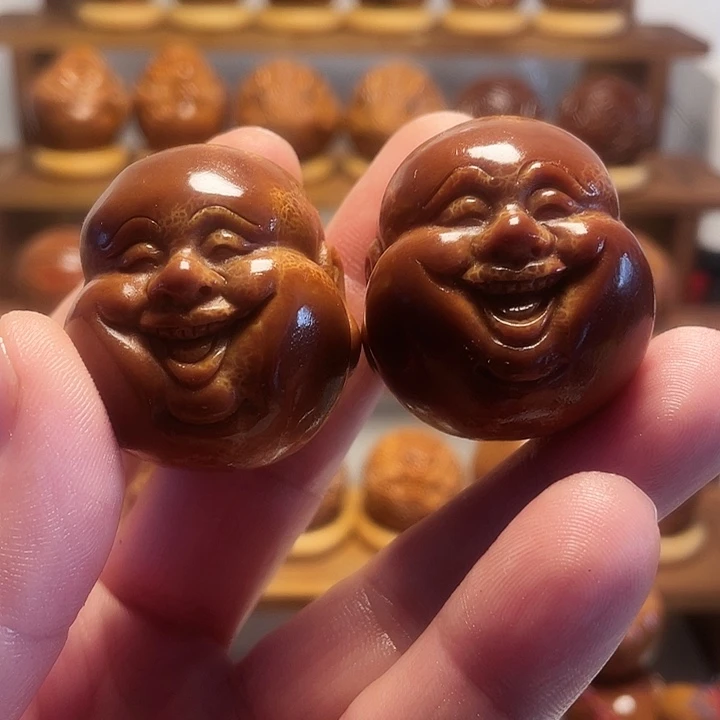 橄榄核手串/手链开心笑佛