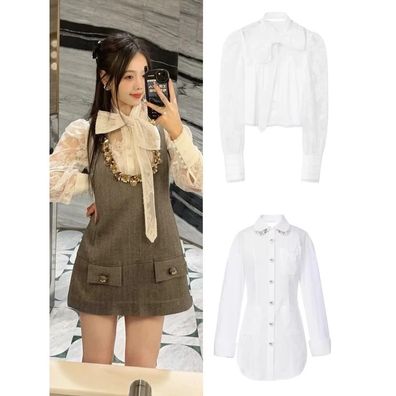 辰辰服饰重工背心连衣裙衬衣