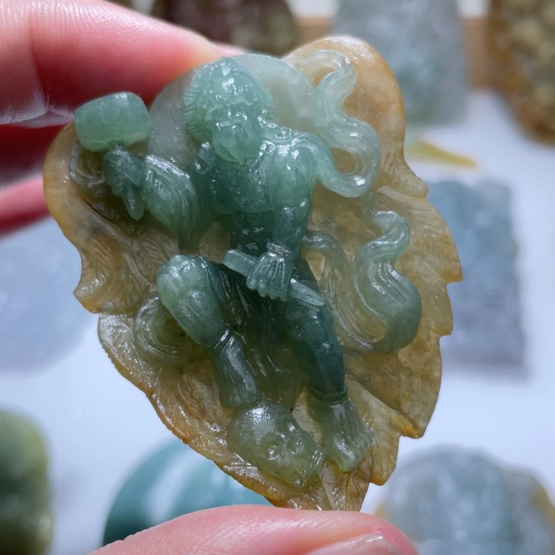 未镶嵌定制翡翠毛货