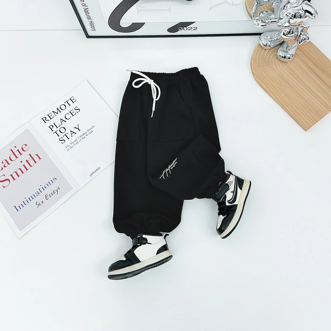 儿童裤子秋冬款男童运动裤2025新款秋装时尚BDQ25117悠悠童话童装