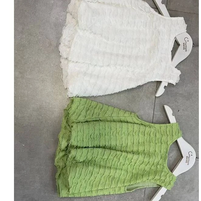 尤画2023夏季新款儿童时尚洋气穿搭无袖2043