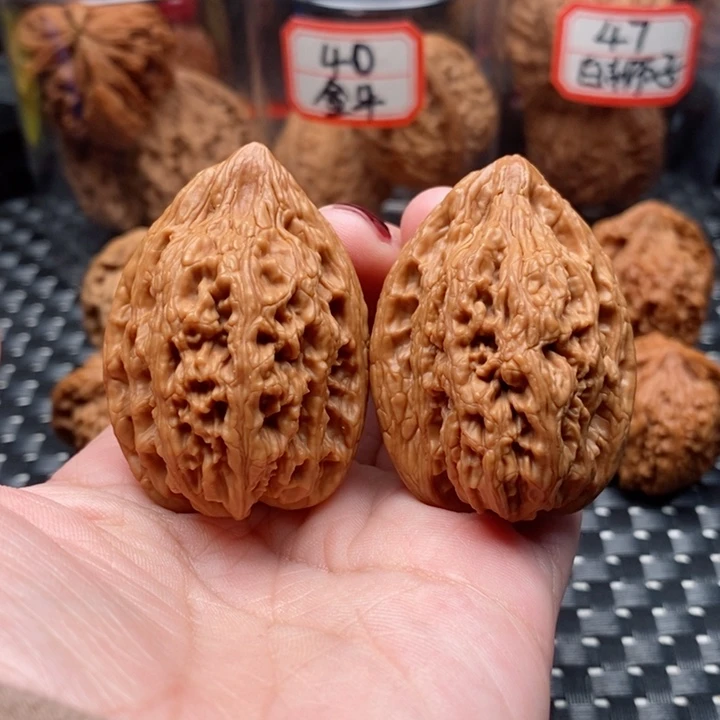 吊坠文玩核桃35带鱼