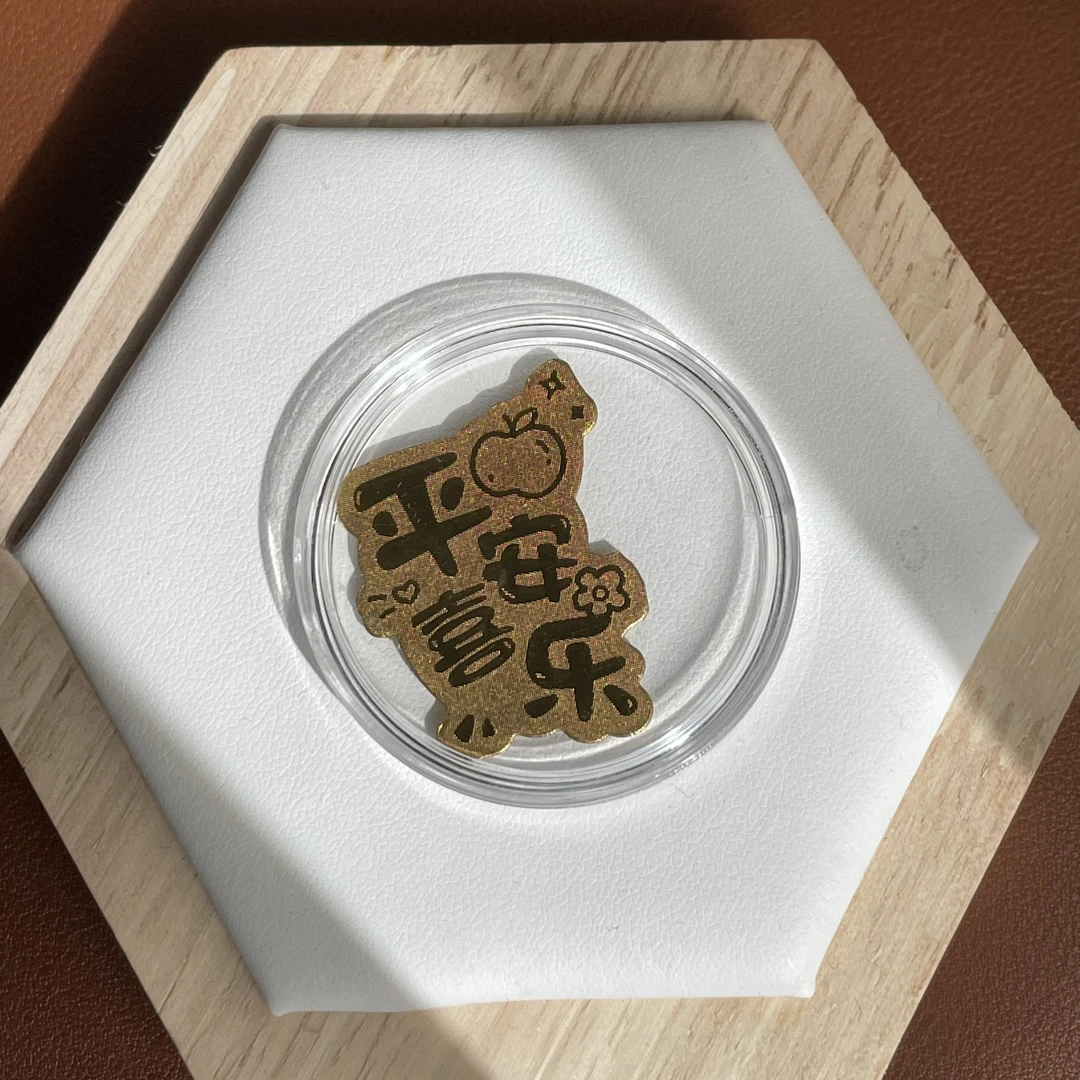 金金手机贴 平安喜乐 手机贴 2025新款 黄金 手机贴