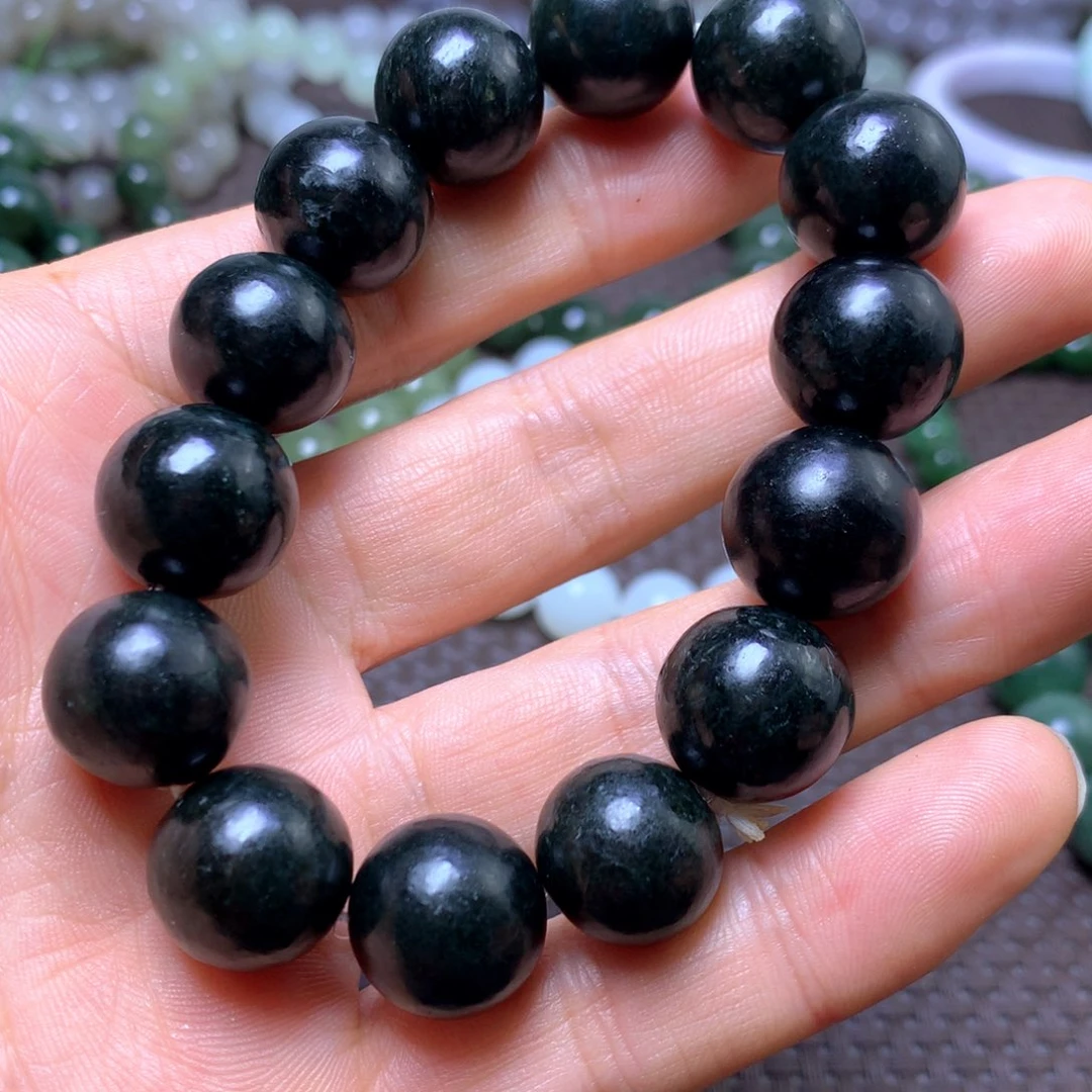 和田玉未镶嵌手串16