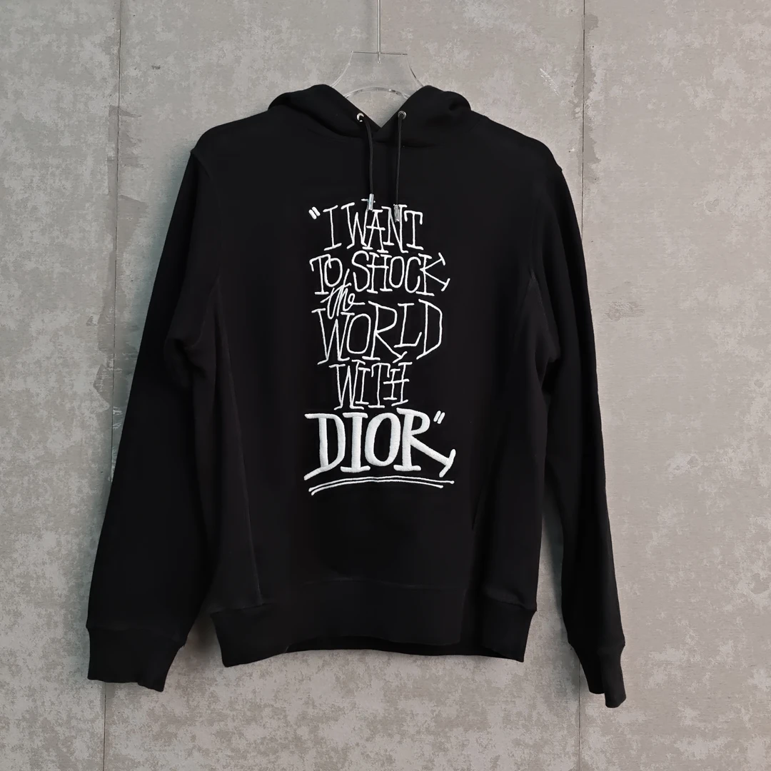 未使用 DIOR/迪奥 XS*1/刺绣Logo帽衫卫衣/15020/JP