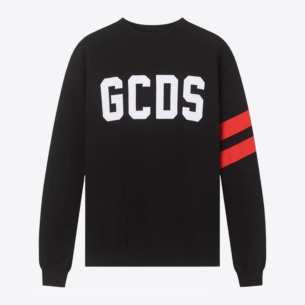 GCDS logo刺绣百搭宽松纯棉圆领套头休闲卫衣CC94U020029-02