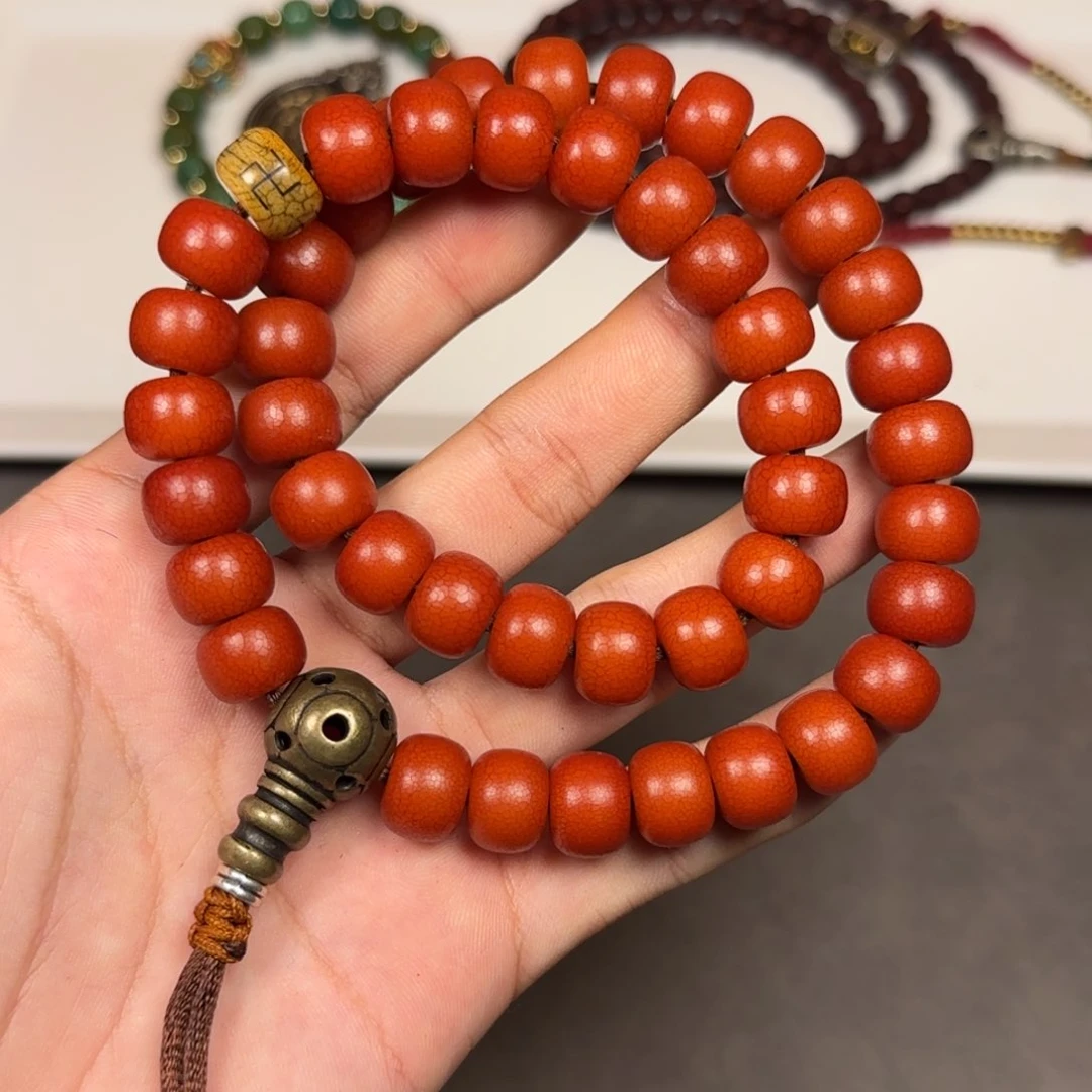 颈饰琉璃老*长琉璃颈饰