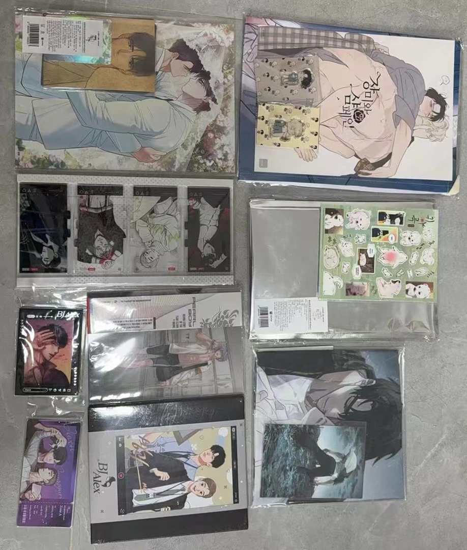 韩漫周边立牌色纸