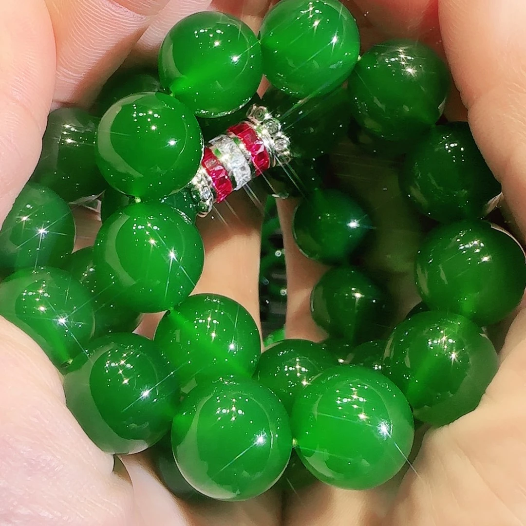 玛瑙/玉髓珠链未镶嵌