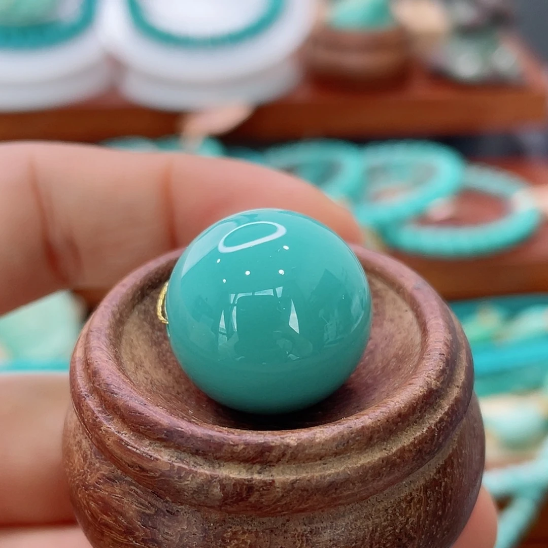 未镶嵌绿松石珠宝半成品