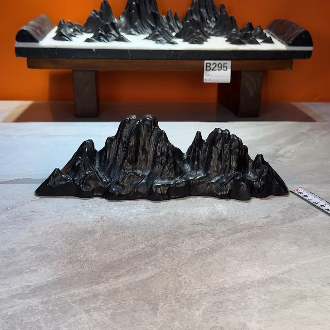 灵璧石雕刻奇石摆件雾**柳