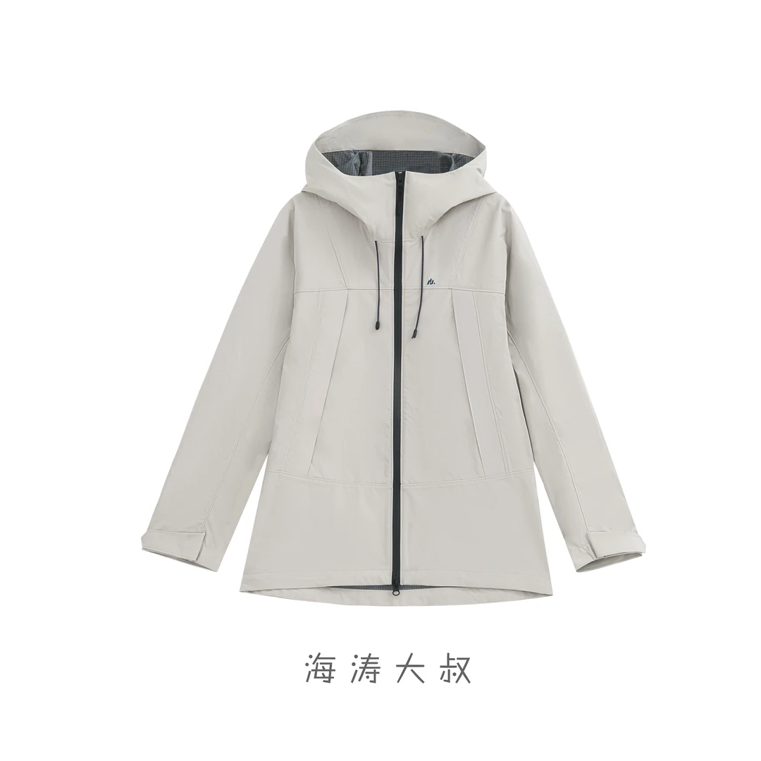 【海涛大叔】锋王3.0户外机能立体裁剪情侣连帽冲锋外套
