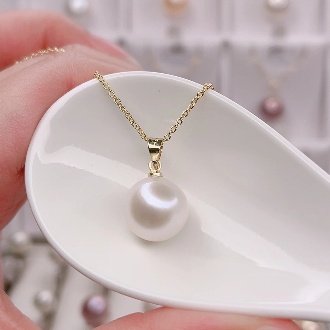 未镶嵌淡水珍珠吊坠(赠链)