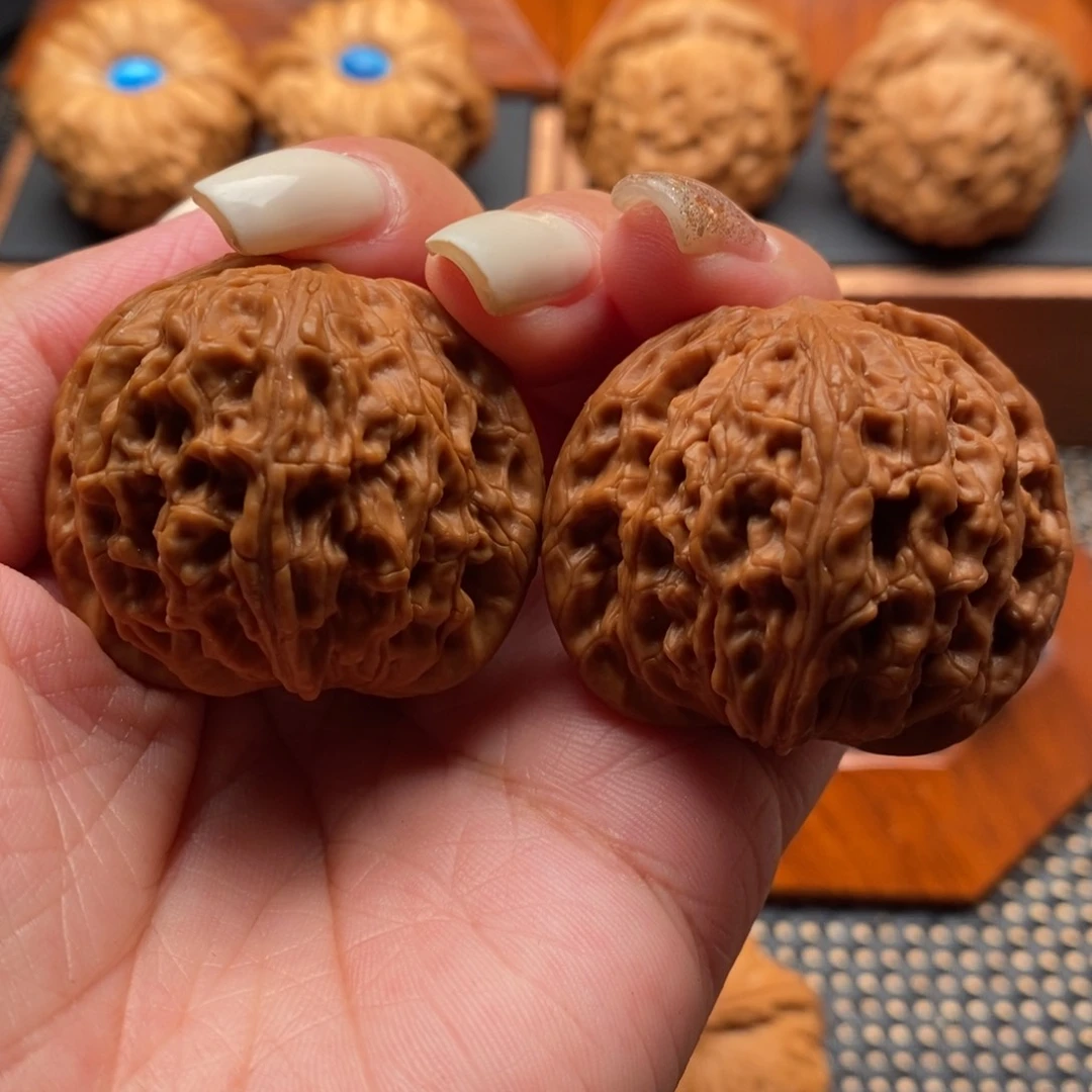 文玩核桃把件41尺寸全品磨盘