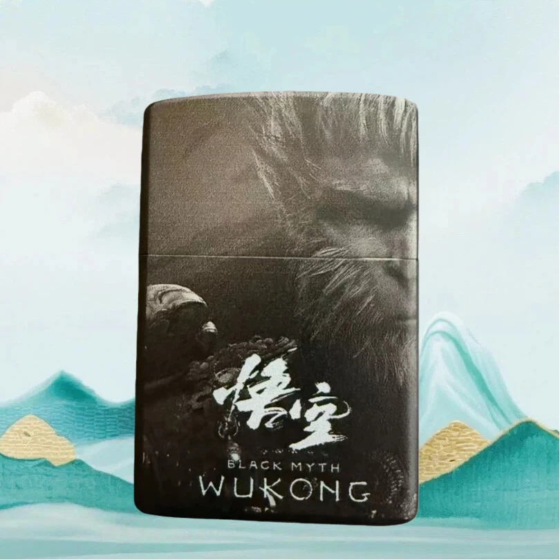 悟空煤油防风打火机男士送男友达人w1968无油