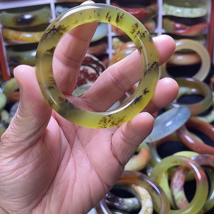 蛇纹石玉合金手镯