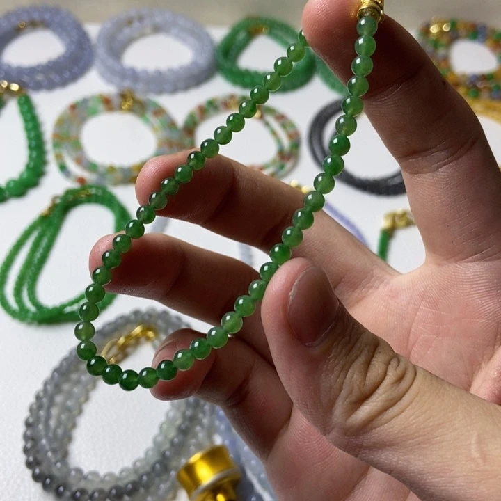 定制翡翠未镶嵌缅甸翡翠A货卡4.1