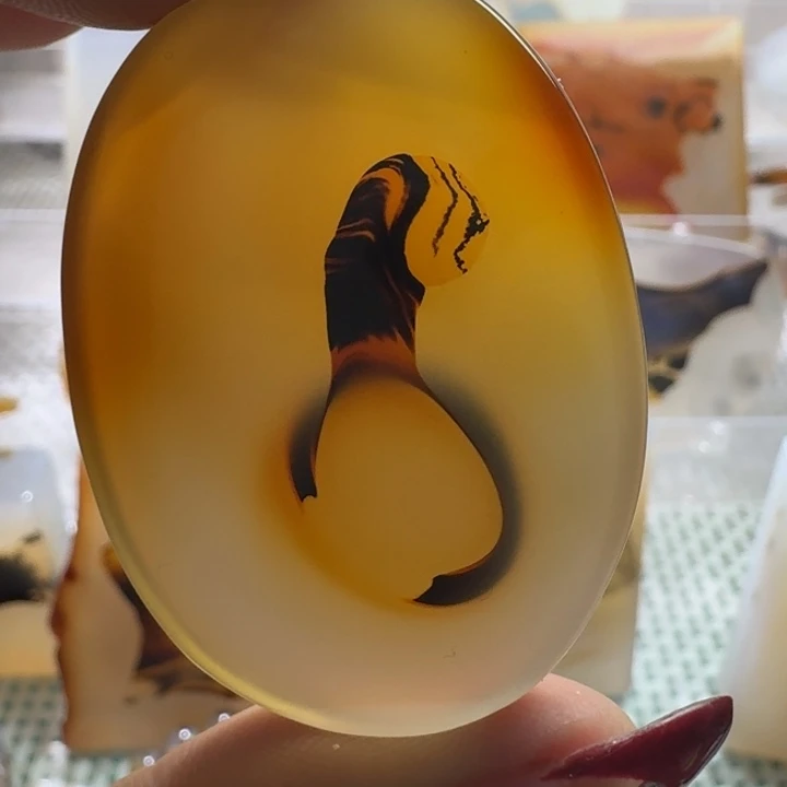 玛瑙/玉髓未镶嵌项链