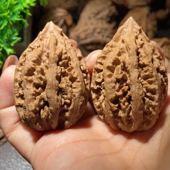 把件文玩核桃东北楸子小雪120