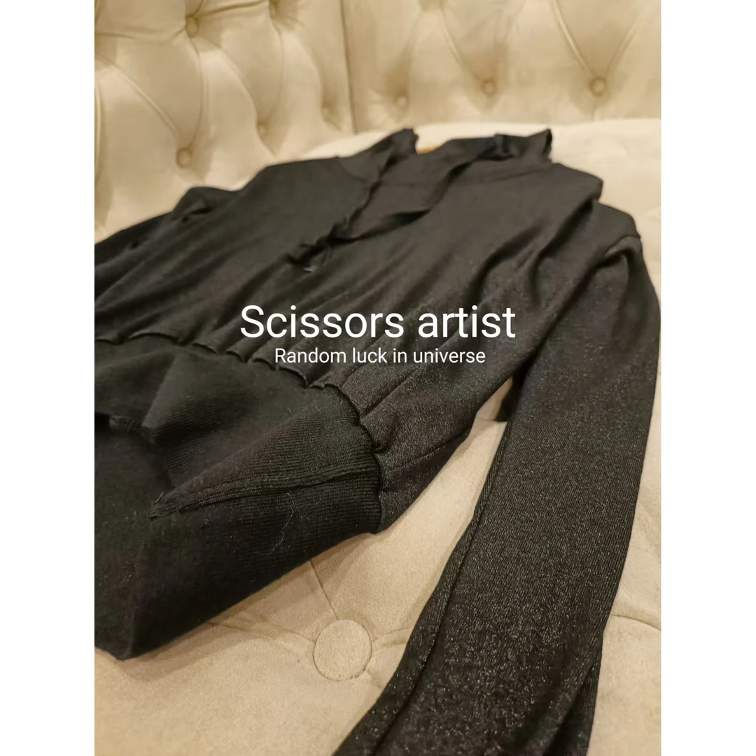 【Scissors artist】高端设计师走秀女装帽衫0923
