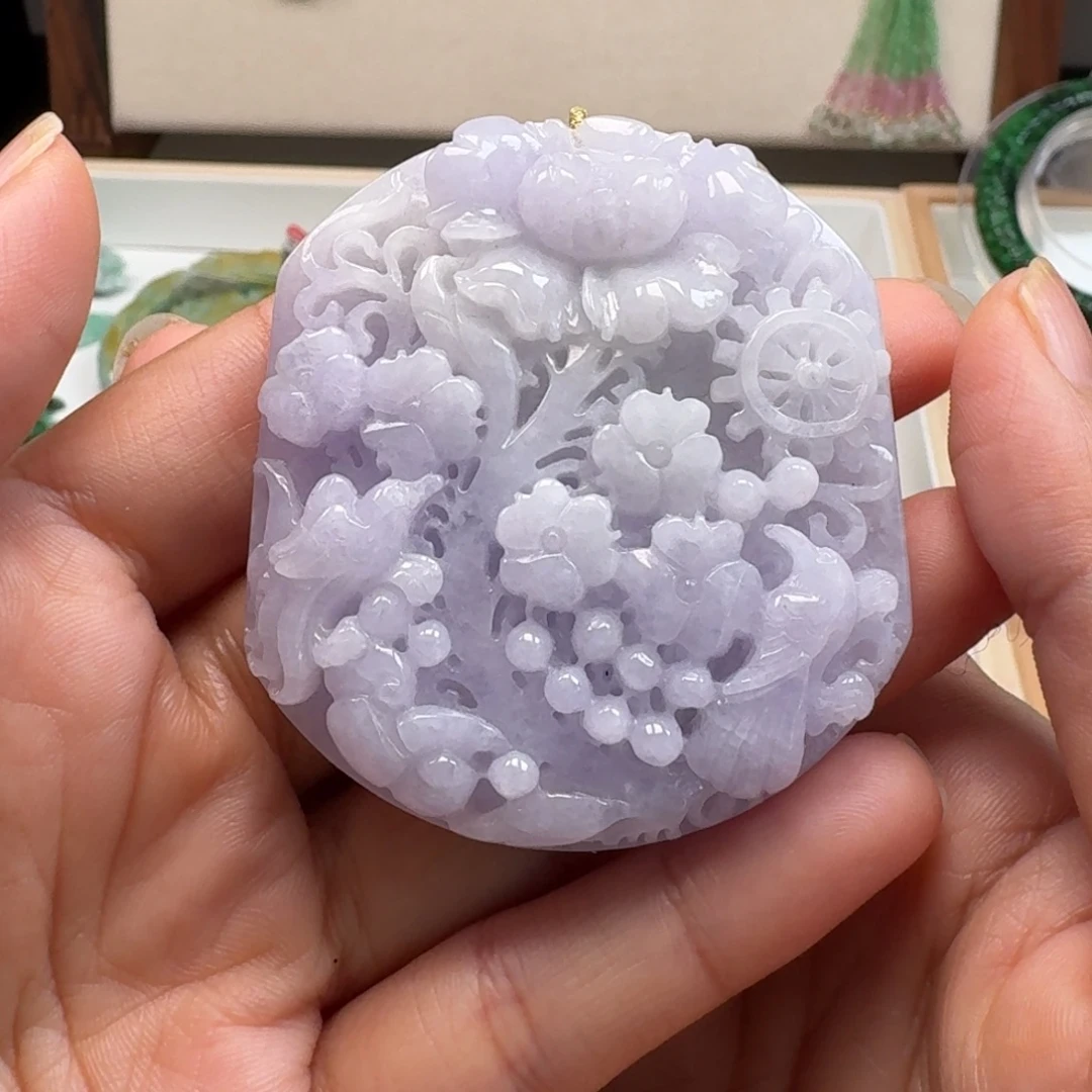 翡翠未镶嵌颈饰翡翠吊坠