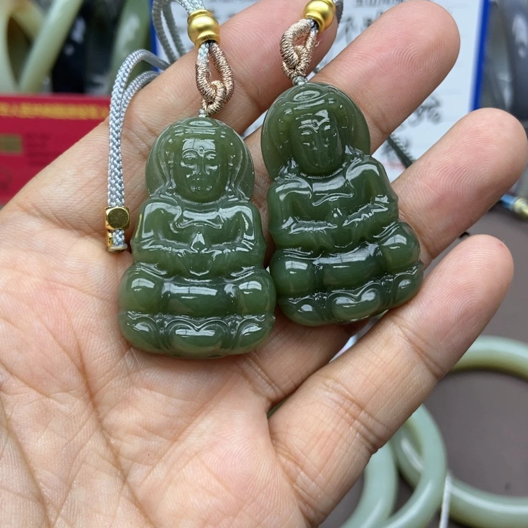 和田玉吊坠(不含链)未镶嵌