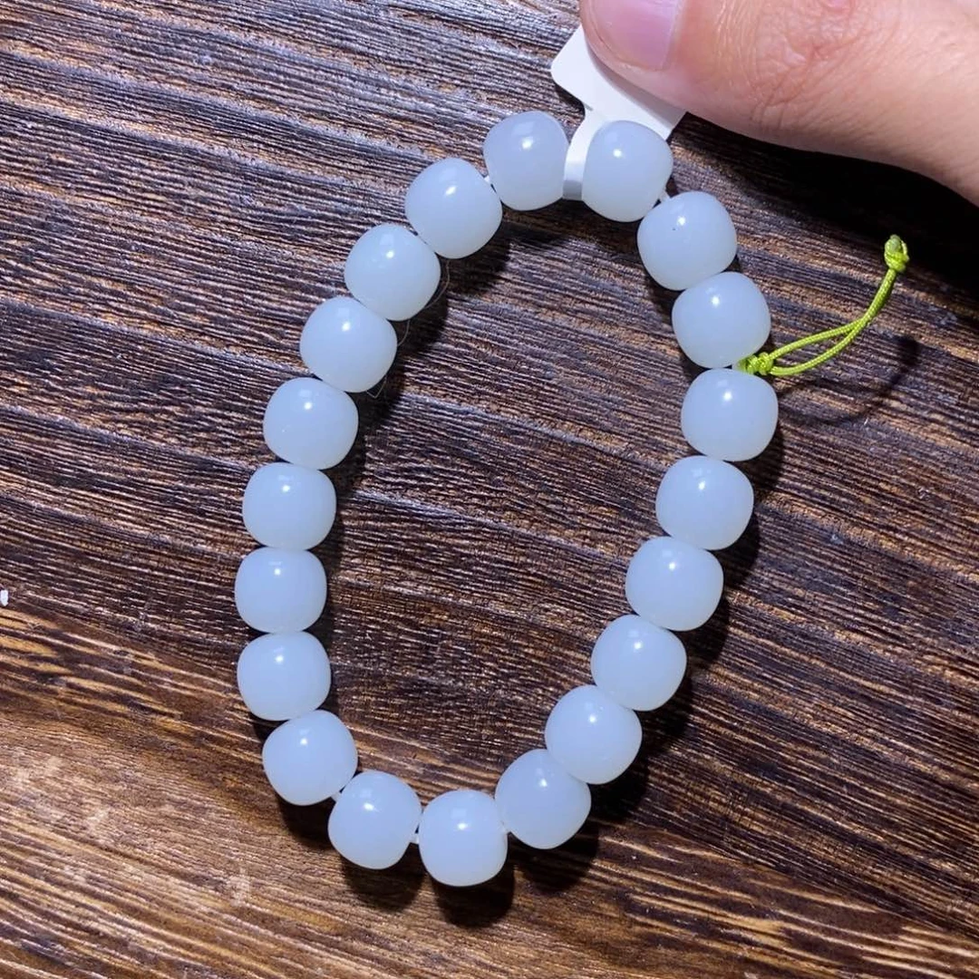 和田玉未镶嵌手链10mm老型