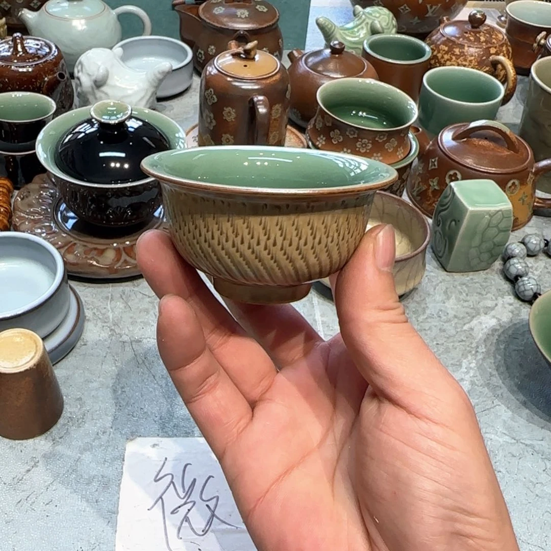 小金茶具青瓷茶器