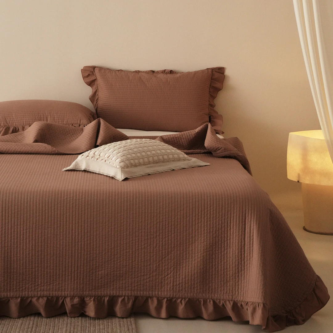 简约百搭款丨床盖三四件套纯棉全棉夹棉加厚床单四季通用可水洗