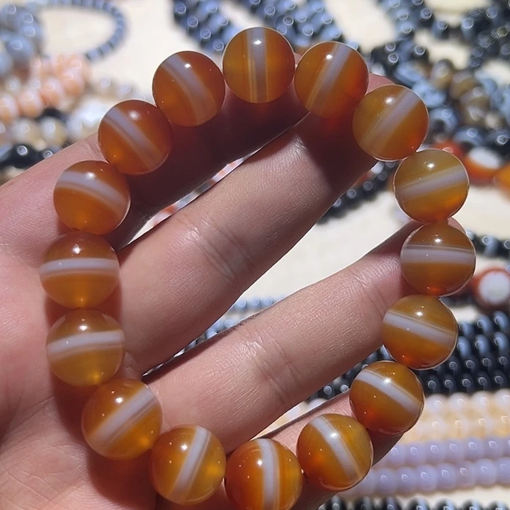 玛瑙/玉髓未镶嵌手链