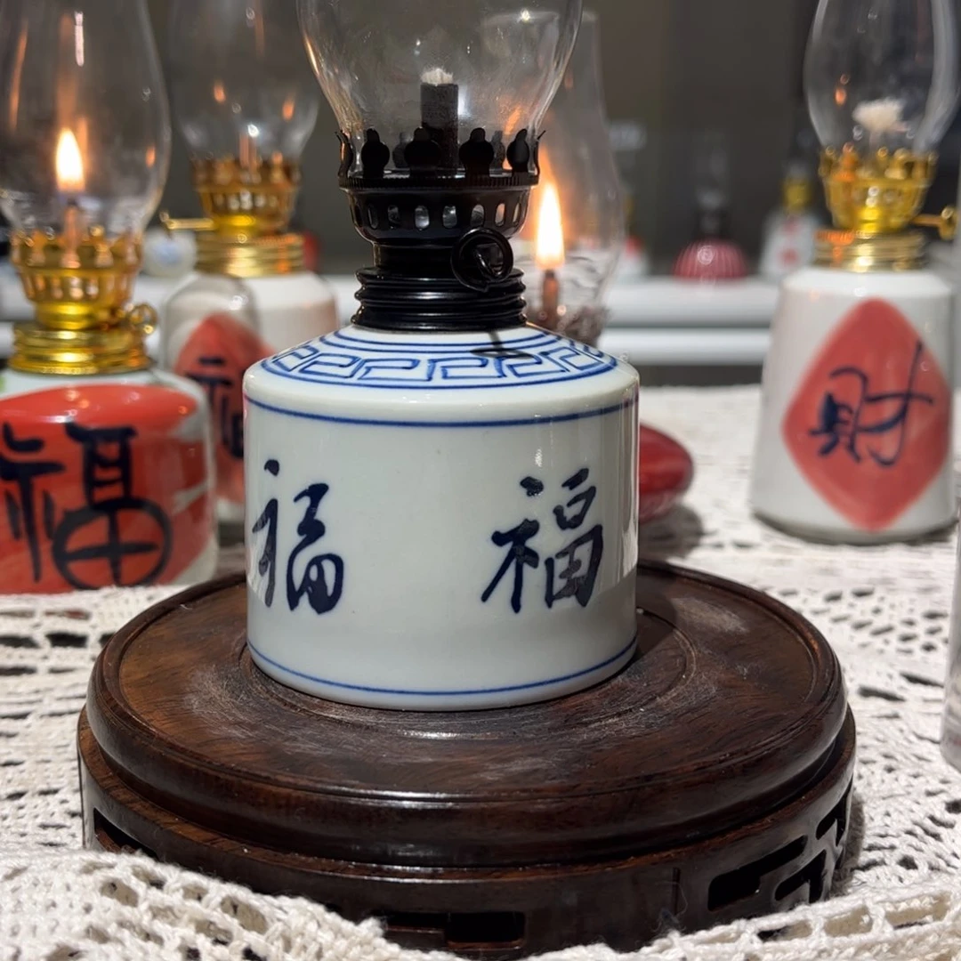 摆件景德镇陶瓷香薰灯