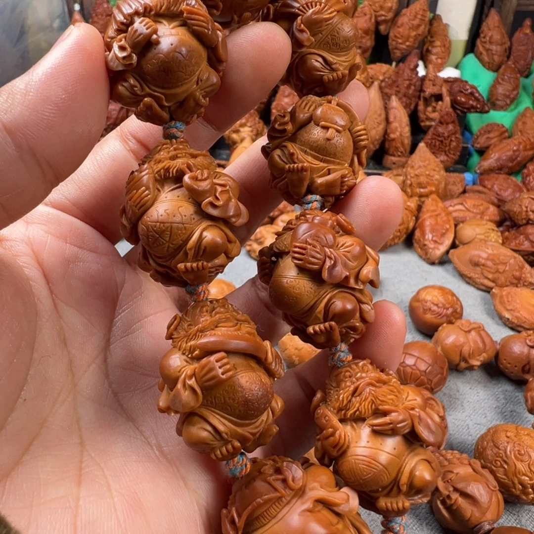 l***r橄榄核手串/手链核雕