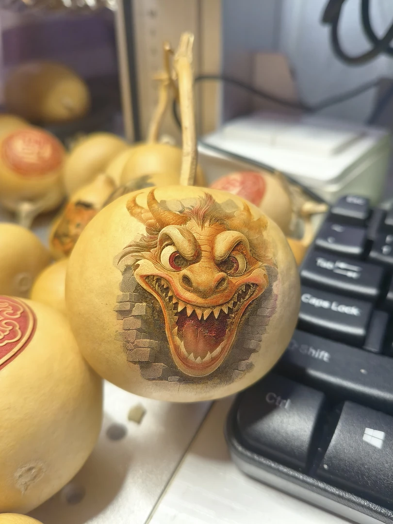 苹果葫芦十二生肖文玩收藏葫芦雕刻摆件（备注生肖）