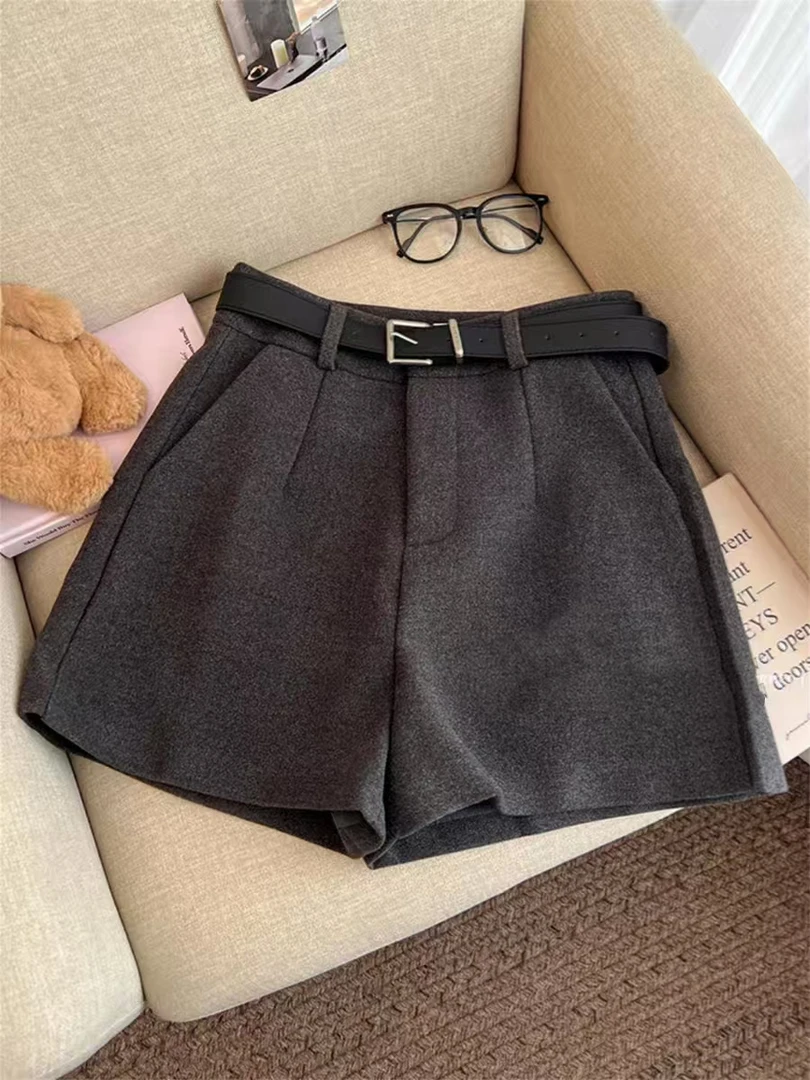 KJ5923高腰显瘦a字休闲短裤