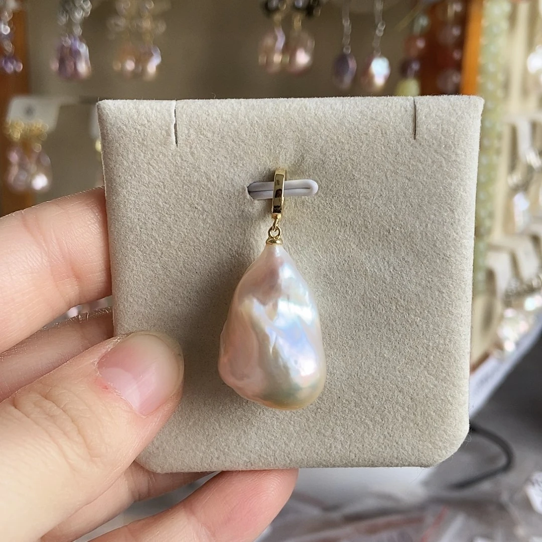 淡水珍珠吊坠(不含链)合金特价4076