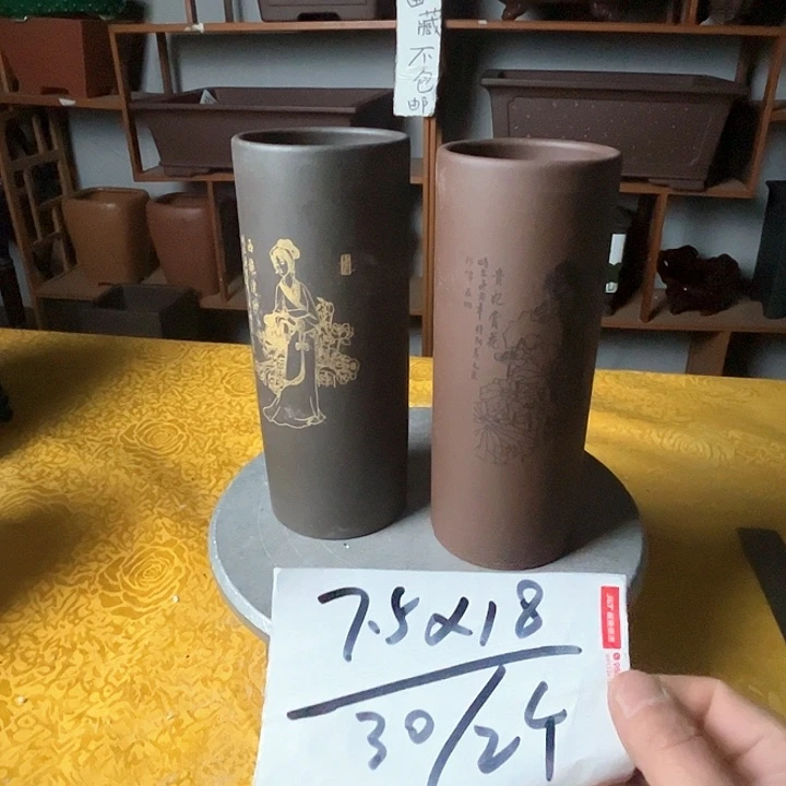 紫砂花盆紫砂花盆