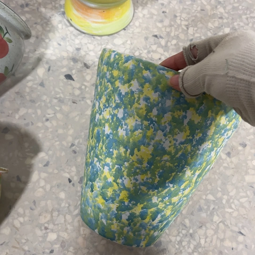 景德镇陶瓷花盆花盆瑕疵