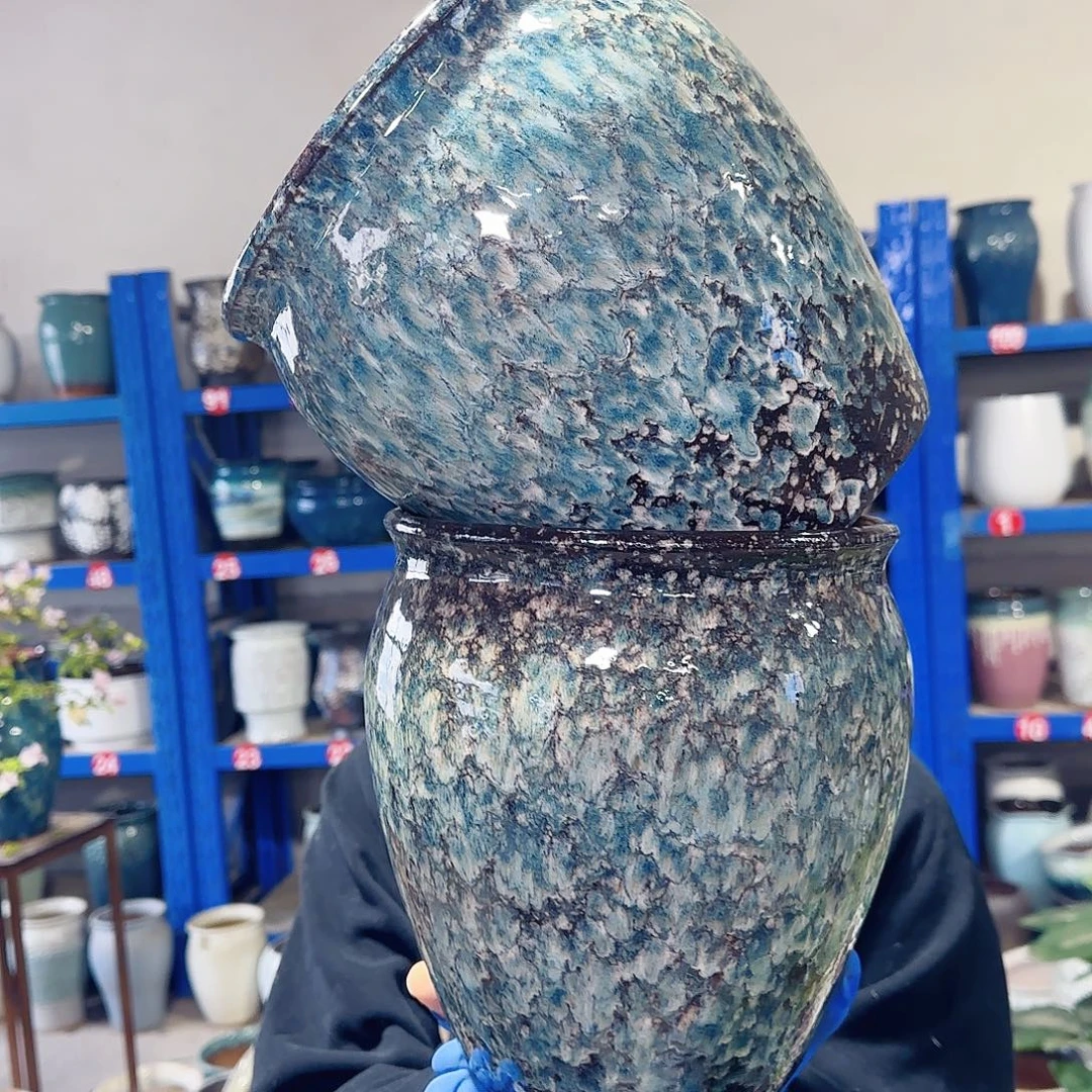 花盆紫砂高21口19