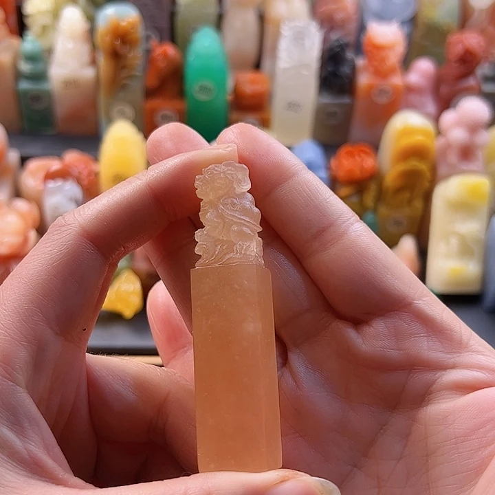 云南石印石手工定制1.5厘米，龙龟，包刻字