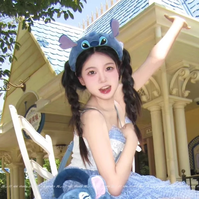 史迪仔发箍2025新款发饰拍照可爱头饰发窟头箍适用于迪士尼迪斯尼