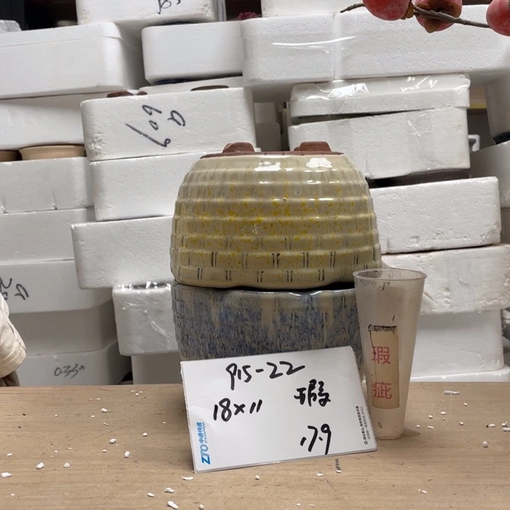 粗陶多肉花盆微瑕22
